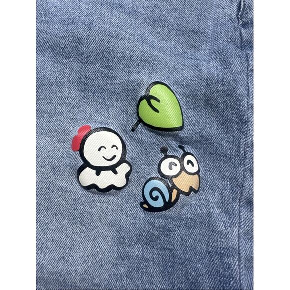 Keroppi By Sanrio Keroppi and Friends Denim Shorts Women's Size 16 - Picture 6 of 14